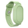 Wasserdichtes Silikon-Armband für Samsung Galaxy SmartTag 2 Bluetooth Tracker Schutzhülle - Grün