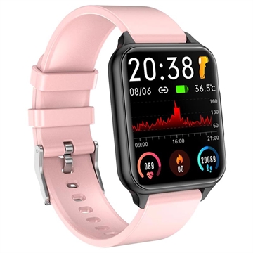Wasserdichte Smartwatch mit Herzfrequenz Q26PRO (Offene Verpackung - Zufriedenstellend) - Rosa