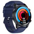 Wasserdichte Sports Smartwatch mit EKG E400 - TPU Armband - Blau
