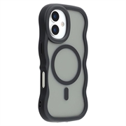 iPhone 17 Wellenkante Magnetische Hybridhülle - Schwarz