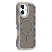 iPhone 17 Wellenkante Magnetische Hybridhülle - Grau