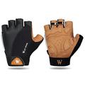 West Biking YP0211196 Half Finger Sport / Radfahren Handschuhe - XL - Braun / Schwarz