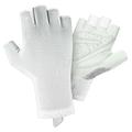 West Biking YP0211265 Shock-Absorb Hälfte-Finger Radfahren Handschuhe - XL - weiß