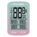 West Biking YP0702112 GPS-Fahrradcomputer / kabelloser Tacho - Pink