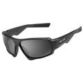 West Biking YP0703140 Polarisierte Sport-/Radsport-Sonnenbrille UV400 - Schwarz