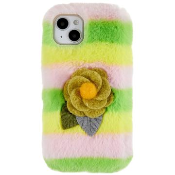 3D Plush Pelziger Winter iPhone 14 Plus TPU Hülle