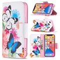 Wonder Series iPhone 13 Mini Wallet Hülle - Schmetterlinge
