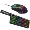 Wozinsky RGB Gaming-Set - Mechanische Tastatur und kabelgebundene Maus - Schwarz