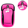 Wozinsky Universal Dual Pocket Sports Armband für Smartphones - Rosa