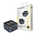 Wozinsky WHBC09Y8S Multifunktionaler 12-in-1-USB-C-Hub mit 15W drahtloser Ladung - Grau
