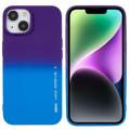 X-Level Rainbow iPhone 14 Plus TPU Hülle - Blau / Purpur