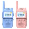 X18 Video-Walkie-Talkie-Set für Kinder - Blau / Rosa