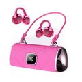 X22 Clip-On-Funkkopfhörer mit stilvollem Ladecase – Brilliant Magenta