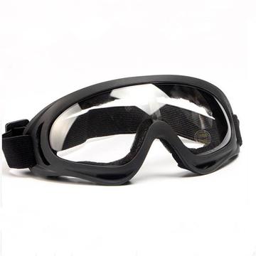 X400 Taktische Motorrad-/Skifahrerbrille mit verstärkten Gläsern - Durchsichtig