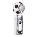 X68 Football Design-Lüfter mit LED-Anzeige und Kühlkompressorfunktion - 3600mAh - Weiß