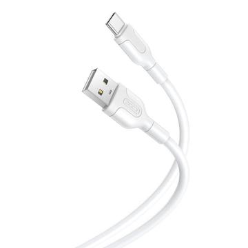 XO NB212 USB-A / USB-C Kabel - 2.1A, 1m - Weiß