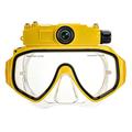 XT191 Tauchmaske mit 4-Megapixel-Kamera, WLAN - Gelb