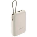 Xiaomi 10000mAh Power Bank mit integriertem USB-C Kabel 22.5W - Beige