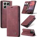 Xiaomi 14T Pro Caseme 013 Serie Schutzhülle mit Geldbörse - Weinrot