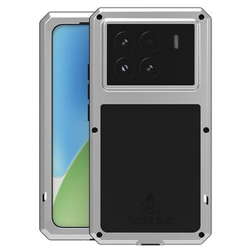 Xiaomi 15 Love Mei Powerful Hybrid Hülle - Silber