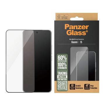 Xiaomi 15 PanzerGlass Ultra-Wide Fit Panzerglas - Schwarz Rand