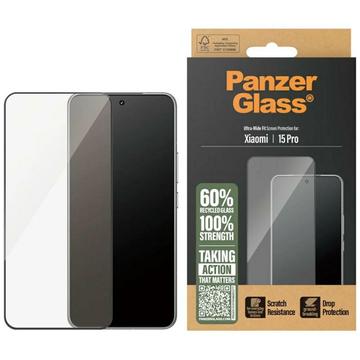 Xiaomi 15 Pro PanzerGlass Ultra-Wide Fit Panzerglas - Schwarz Rand