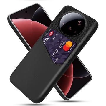 Xiaomi 15 Ultra KSQ Hülle mit Kartenhalter - Schwarz