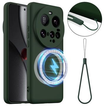 Xiaomi 15 Ultra Liquid Silikonhülle - MagSafe-kompatibel - Dunkel Grün