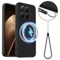 Xiaomi 15T Pro Liquid Silikonhülle - MagSafe-kompatibel - Schwarz