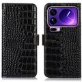 Xiaomi 17 Pro Crocodile Serie Lederhülle mit Geldbörse mit RFID