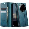 Xiaomi 17 Ultra Caseme 033 Kalb Textur Brieftasche Hülle mit RFID-Blockierung - Grün