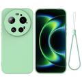 Xiaomi 17 Ultra Liquid Silikonhülle mit Handschlaufe - Grün