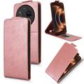 Xiaomi 17 Ultra Vertikal Flip Hülle mit Ständer - Roségold