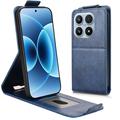 Xiaomi 17 Vertikal Flip Hülle mit Ständer - Dunkelblau