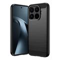 Xiaomi 17T Gebürstete TPU Hülle - Karbonfaser