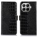 Xiaomi 17T Crocodile Serie Lederhülle mit Geldbörse mit RFID