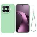 Xiaomi 17T Liquid Silikonhülle mit Handschlaufe - Grün