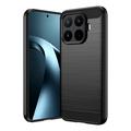 Xiaomi 17T Pro Gebürstete TPU Hülle - Karbonfaser