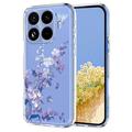 Xiaomi 17T Pro TPU-Hülle mit Blumenmuster - lila