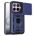 Xiaomi 17T Pro Drehring-Hybrid Hülle mit Kameraschutz - Blau