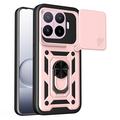 Xiaomi 17T Pro Drehring-Hybrid Hülle mit Kameraschutz - Roségold