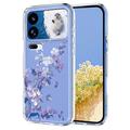 Xiaomi 18 Pro TPU-Hülle mit Blumenmuster - lila