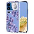 Xiaomi 18 Pro Max TPU-Hülle mit Blumenmuster - Glyzinie