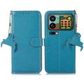 Xiaomi 18 Pro Max Wallet Leder Hülle mit RFID - Blau
