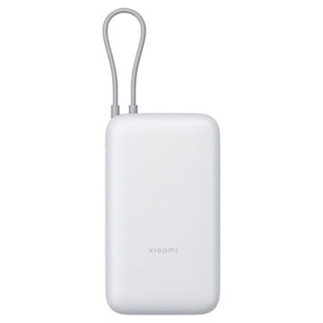 Xiaomi 20000mAh Power Bank mit integriertem USB-C Kabel 22.5W - Hellgrau