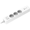 Xiaomi 20W-Steckdosenleiste 2C1A - EU-Stecker, 2x USB-C, USB-A - Weiß
