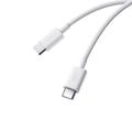 Xiaomi 3A geflochtenes USB-C / USB-C Kabel - 1m, 60W - Weiß