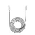Xiaomi 6A geflochtenes USB-C / USB-C Kabel - 2m, 120W - Weiß