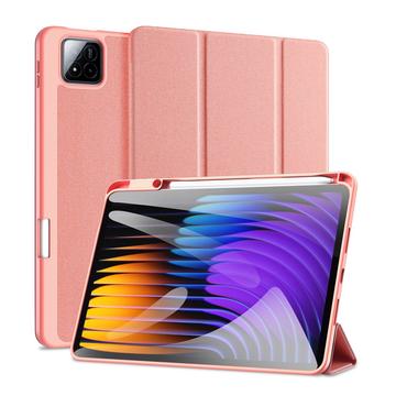 Xiaomi Pad 7/7 Pro Dux Ducis Domo Tri-Fold Smart Folio Hülle - Rosa