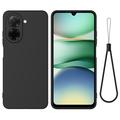 Xiaomi Poco C81x Liquid Silikonhülle mit Handschlaufe